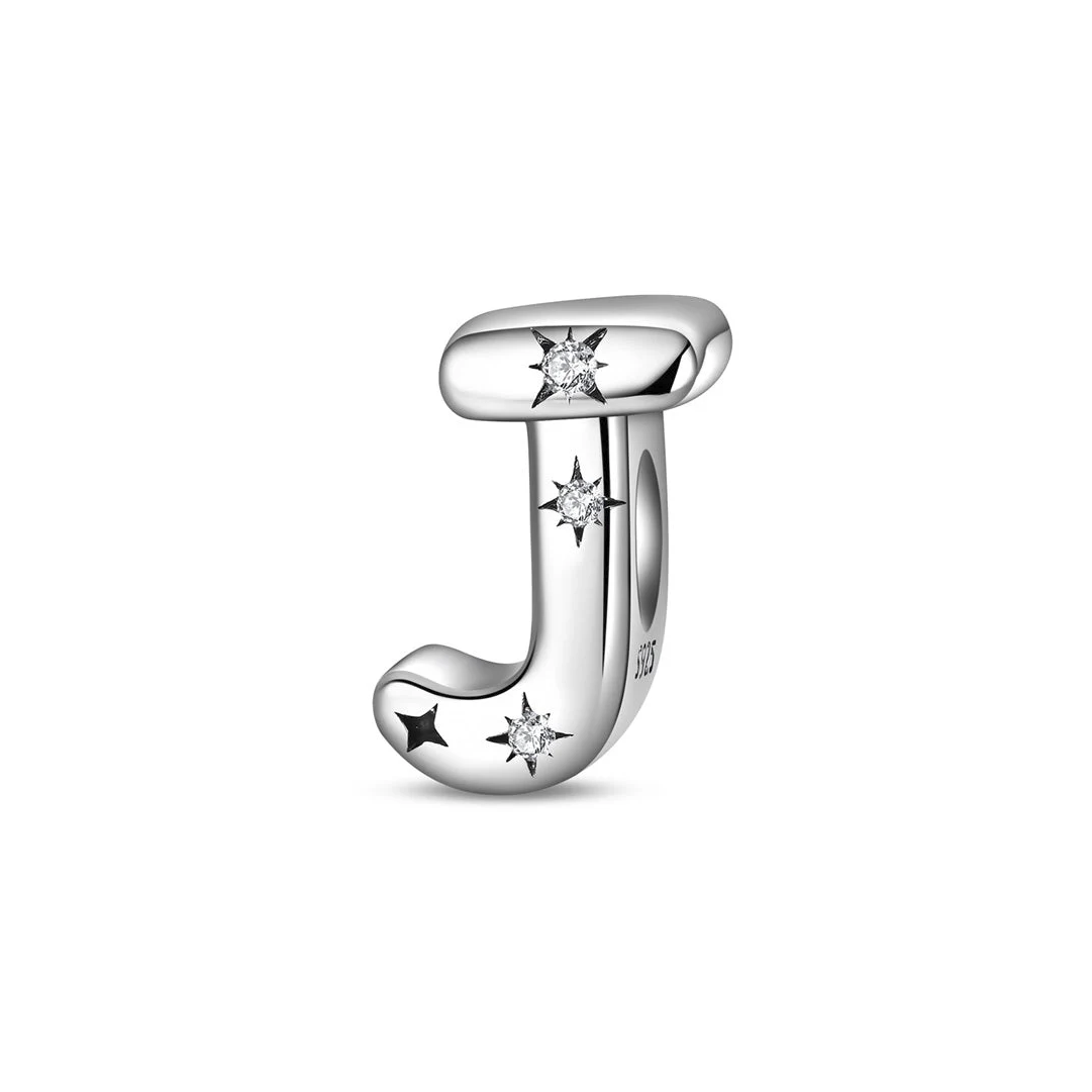 Stars Letter Charm