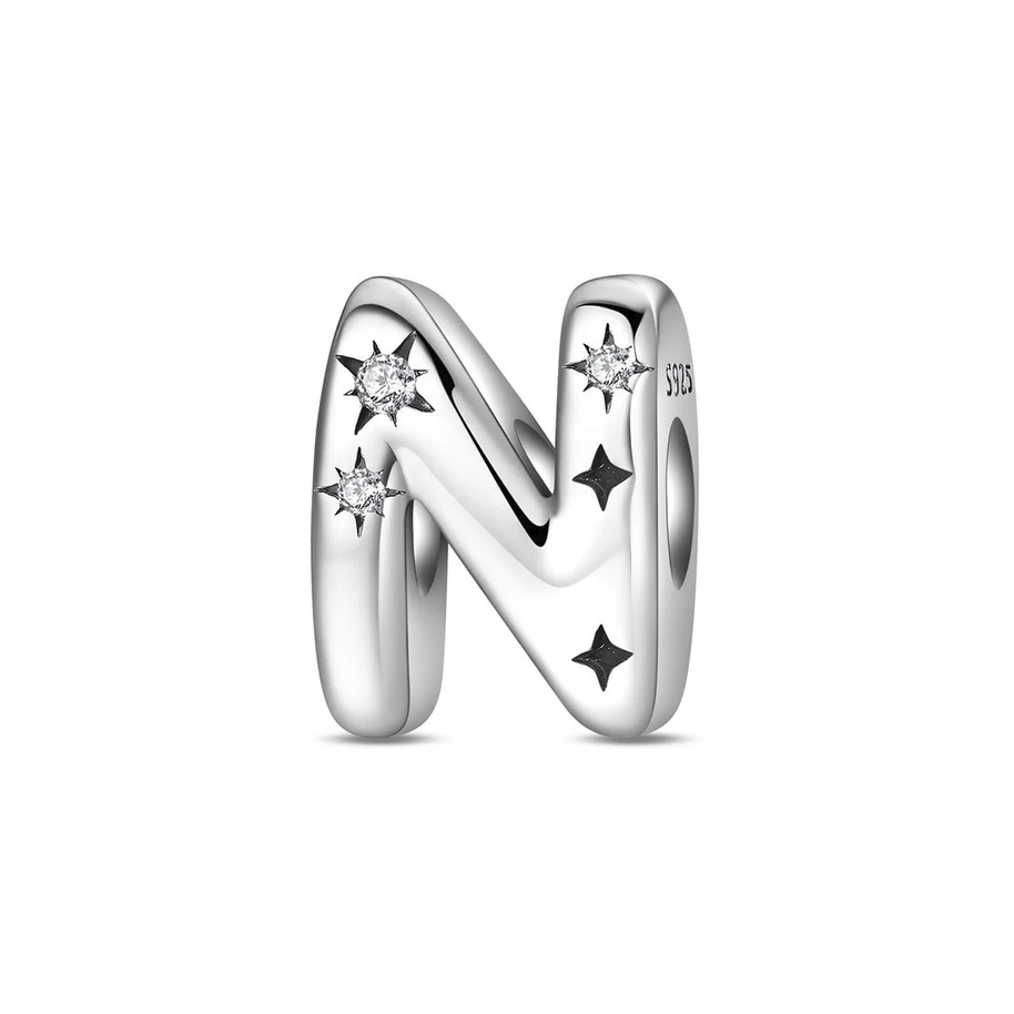 Stars Letter Charm