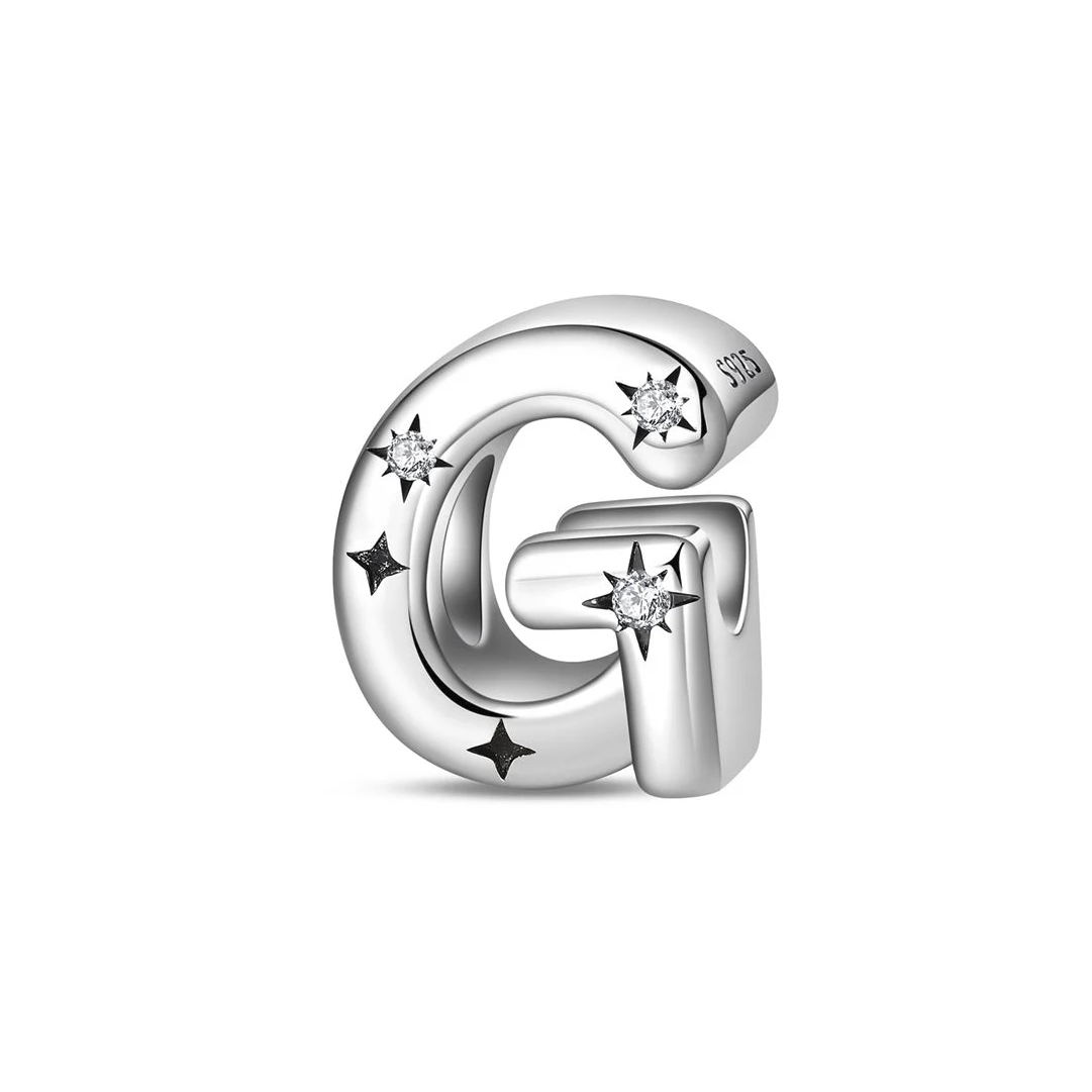 Stars Letter Charm