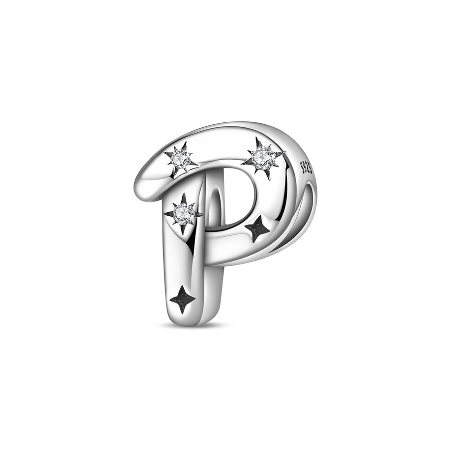 Stars Letter Charm