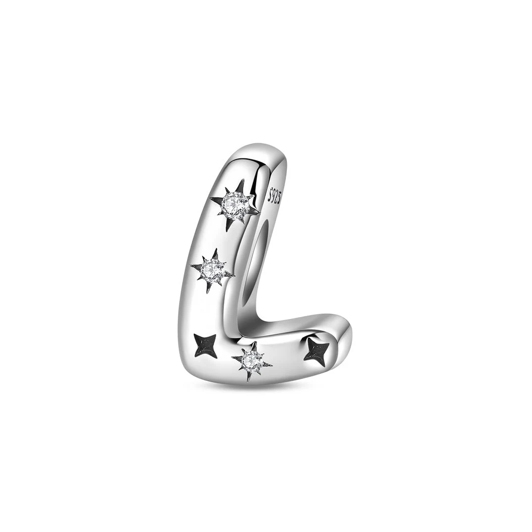 Stars Letter Charm