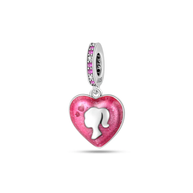 Barbie Heart Charm