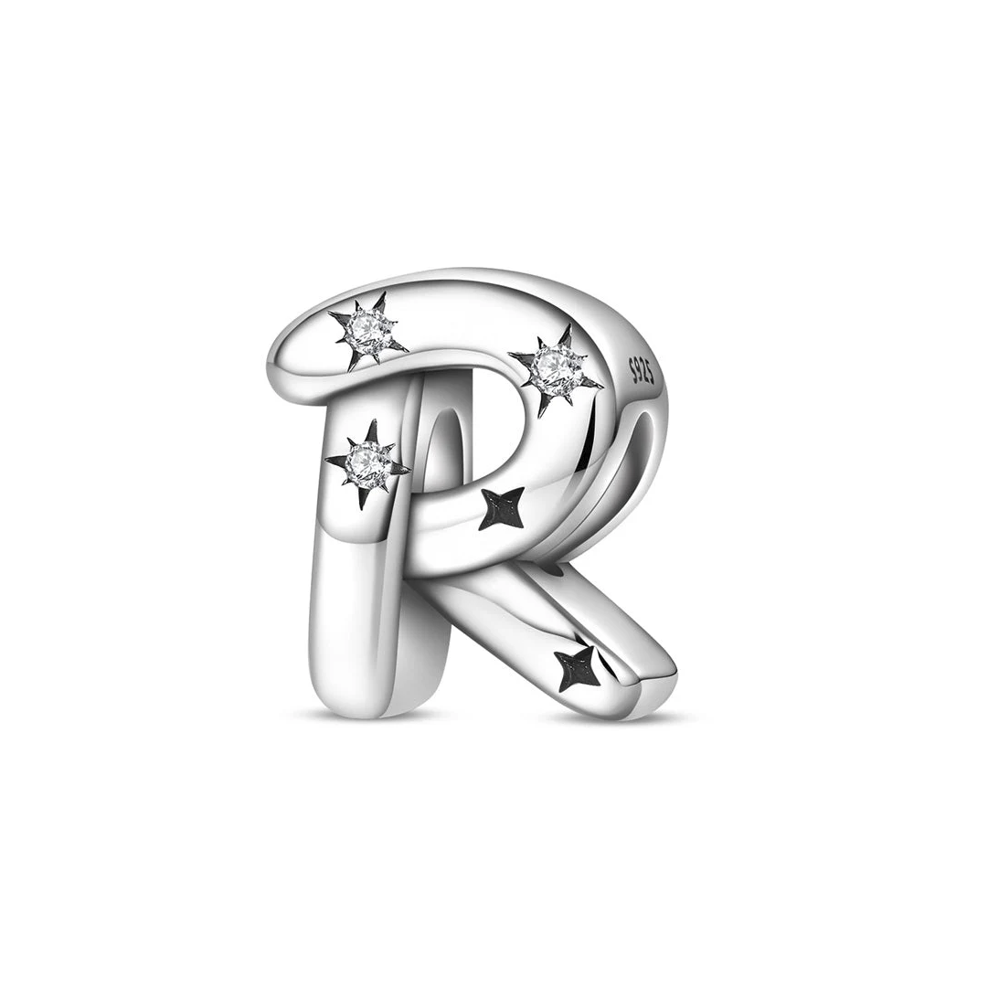 Stars Letter Charm