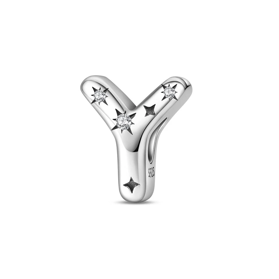 Stars Letter Charm