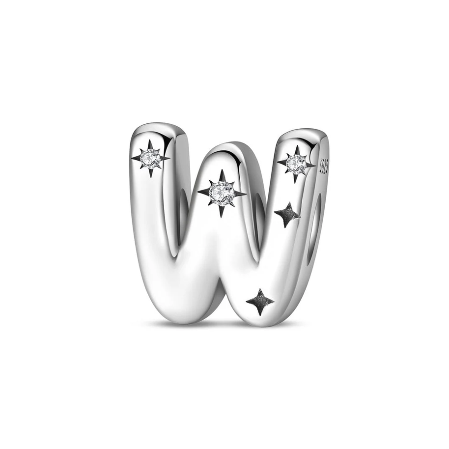 Stars Letter Charm