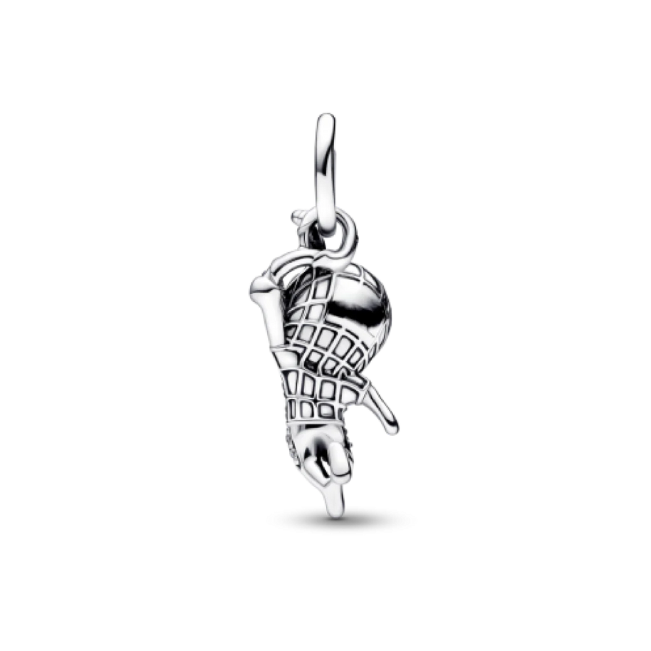 Silver Spiderman Charm