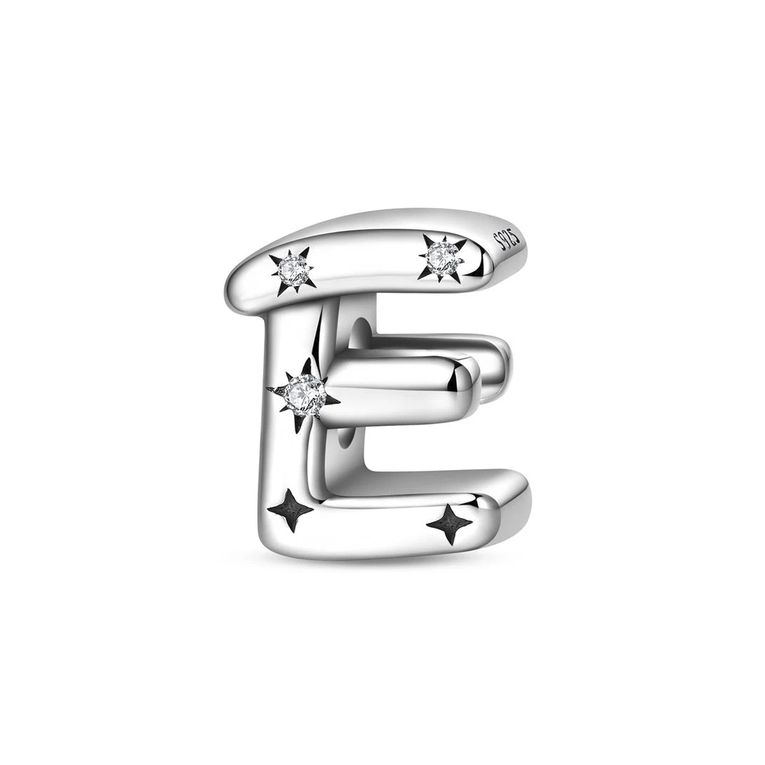Stars Letter Charm