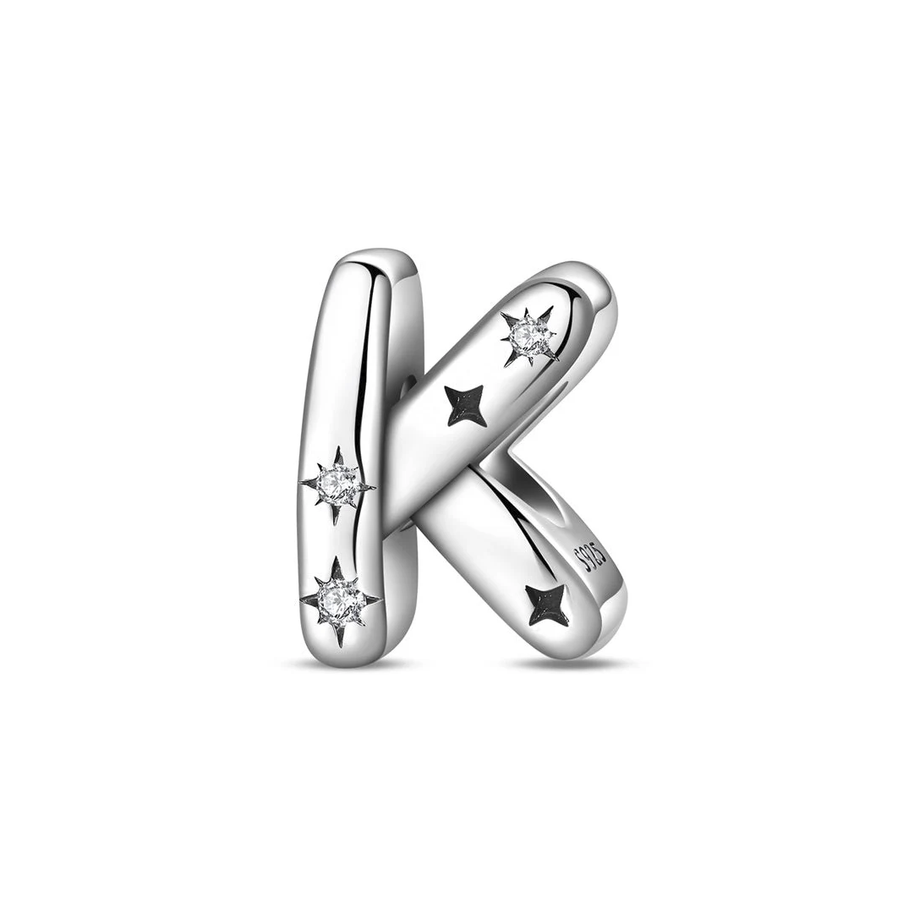 Stars Letter Charm