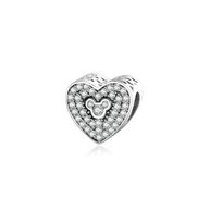 MM Zirconia Heart Charm