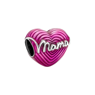 Shining Mom Heart Charm