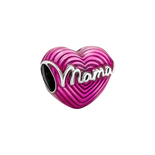 Shining Mom Heart Charm