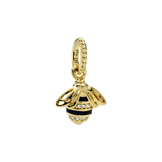 Full Zirconia Bee Charm