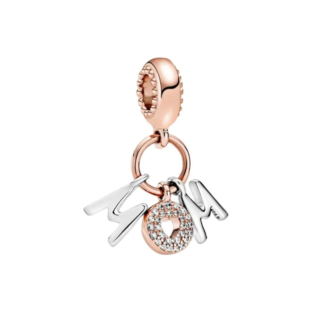 Pink Mother Dangle Charm