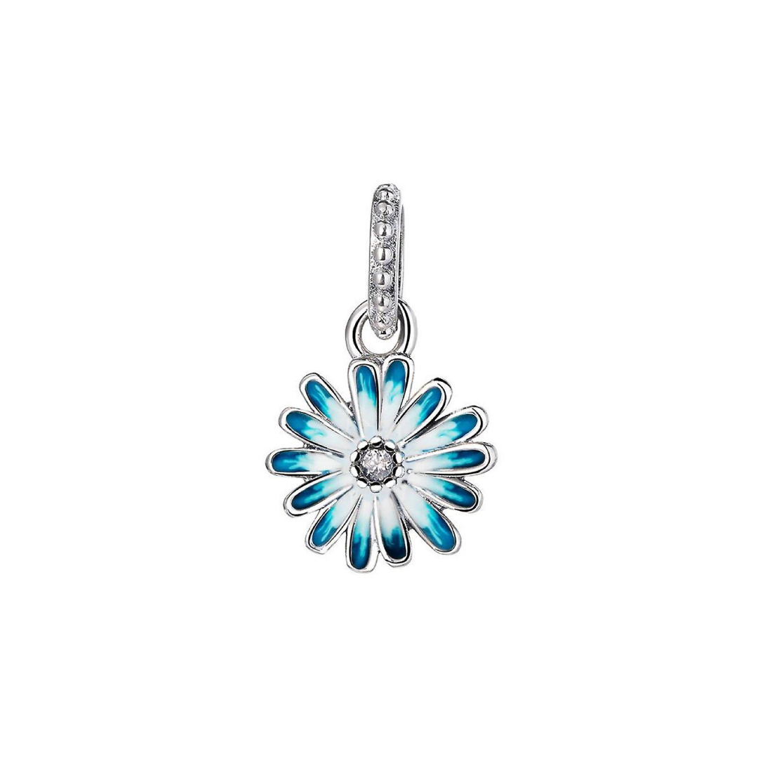 Blue Daisy Charm