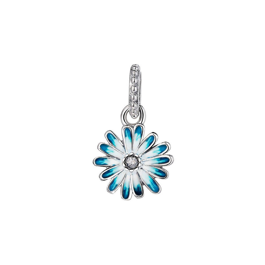 Blue Daisy Charm