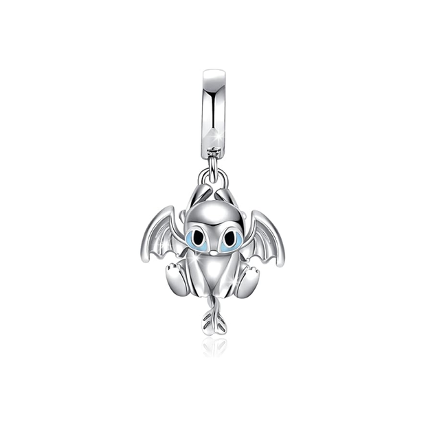 Light Fury Dragon Charm