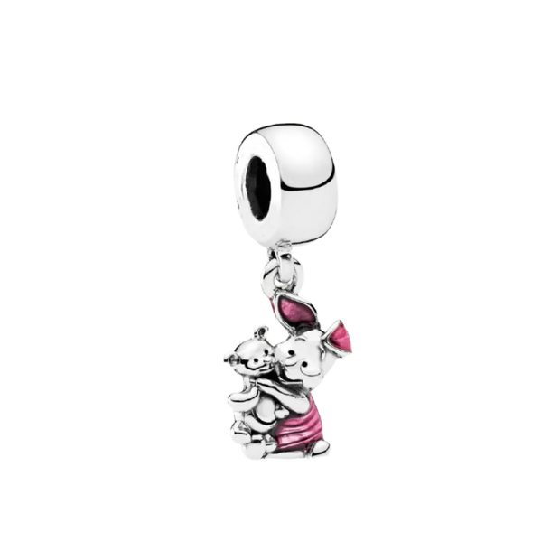 Piglet Teddy Bear Charm