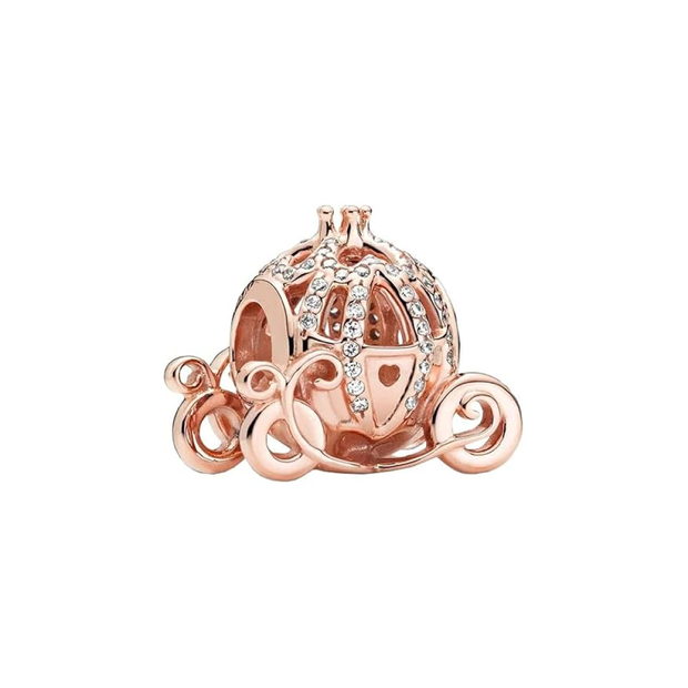 Pink Carriage Charm