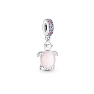 Pink Pearl Turtle Charm