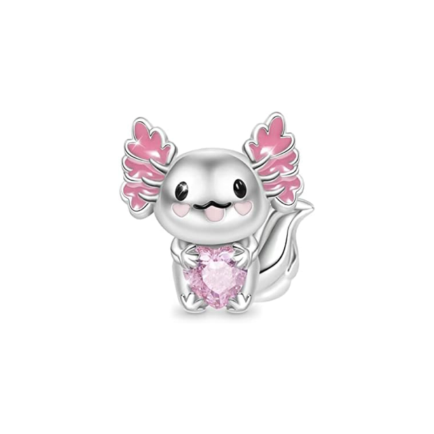 Axolotl Zirconia Charm