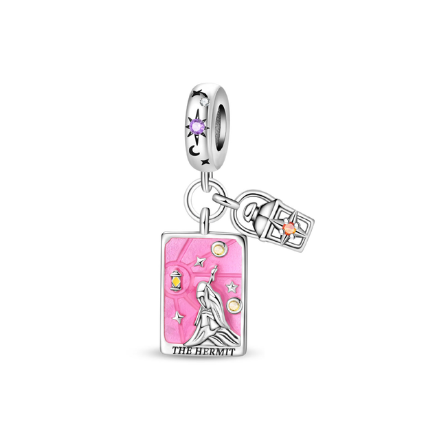 Hermit Tarot Card Charm