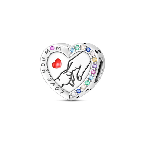 I Love You Mom Charm