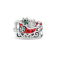 Santa Sleigh Charm