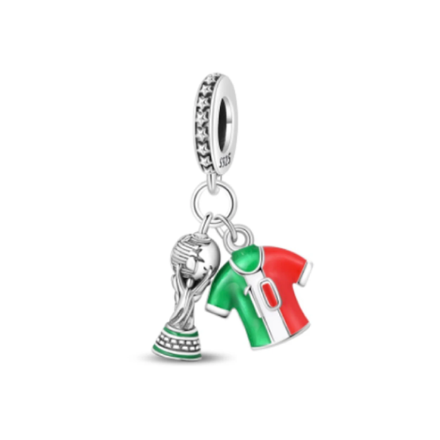 Soccer Cup Mexico Charm