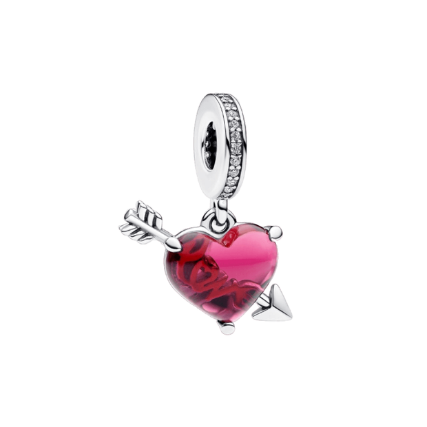 Cupid Heart Charm