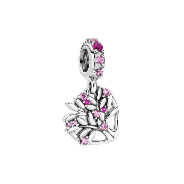 Family Tree Heart Charm