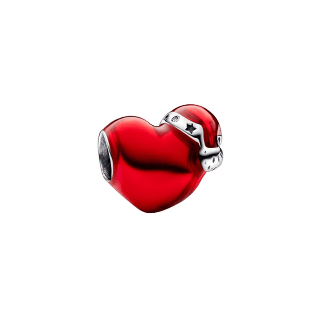 Christmas Heart Charm