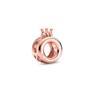 Rose Gold Crown Charm