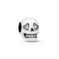 Glow-in-the-Dark Skull Charm