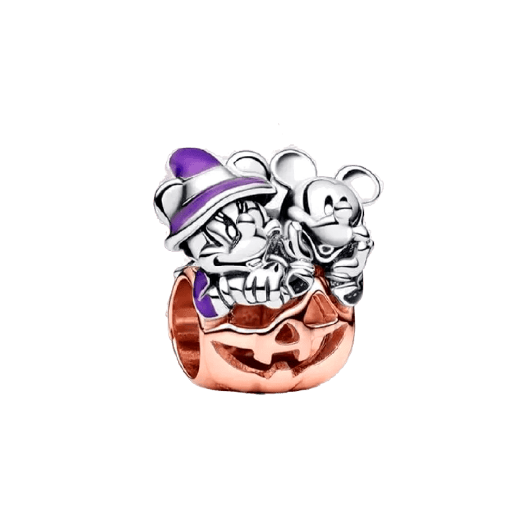 Mickey Minnie Pumpkin Charm
