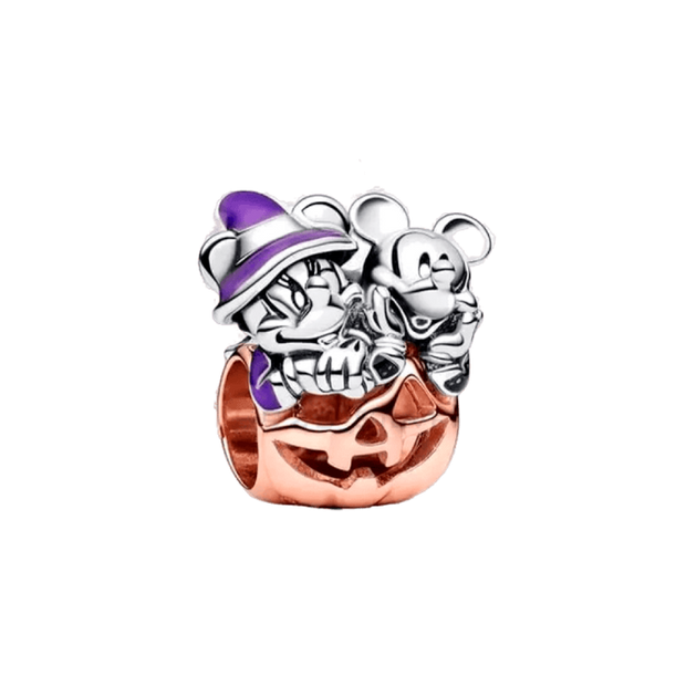 Mickey Minnie Pumpkin Charm