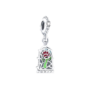 Beauty and the Beast Pink Charm