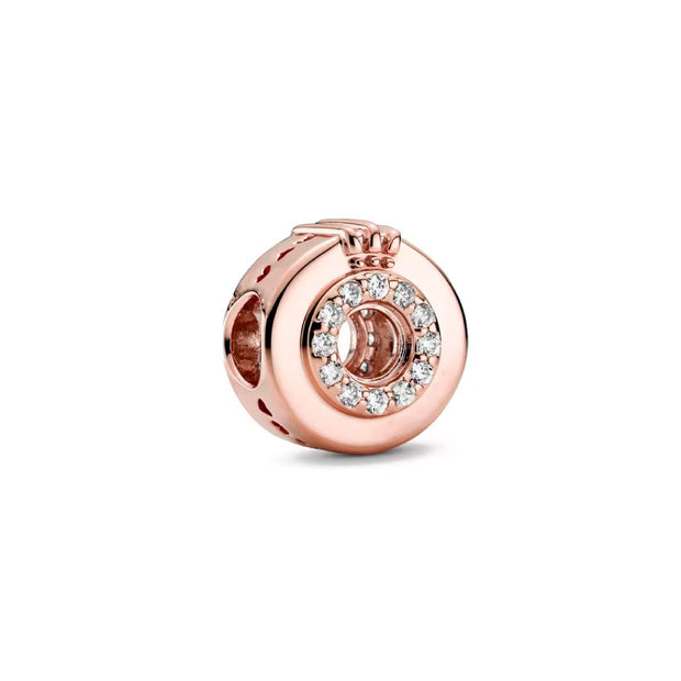 Rose Gold Donut Charm