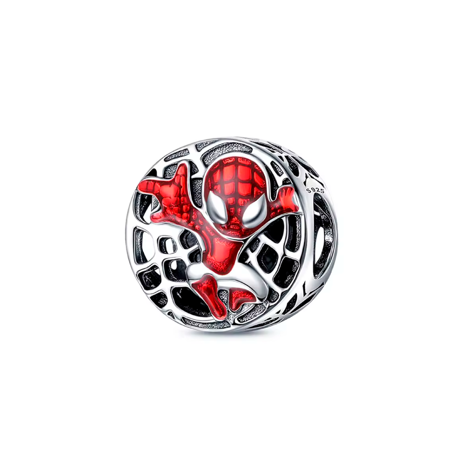 Spiderman Web Charm