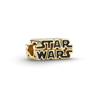 Gold Star Wars Logo Charm