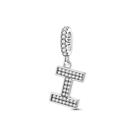 Dangle Zirconia Letter Charm