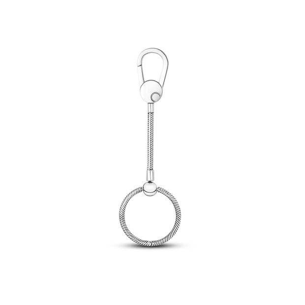 Long Circular Keychain