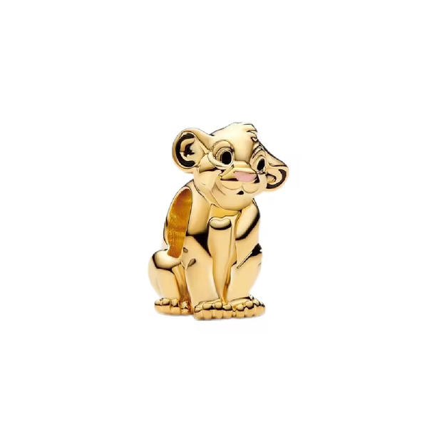 Gold Simba Disney 100 Charm