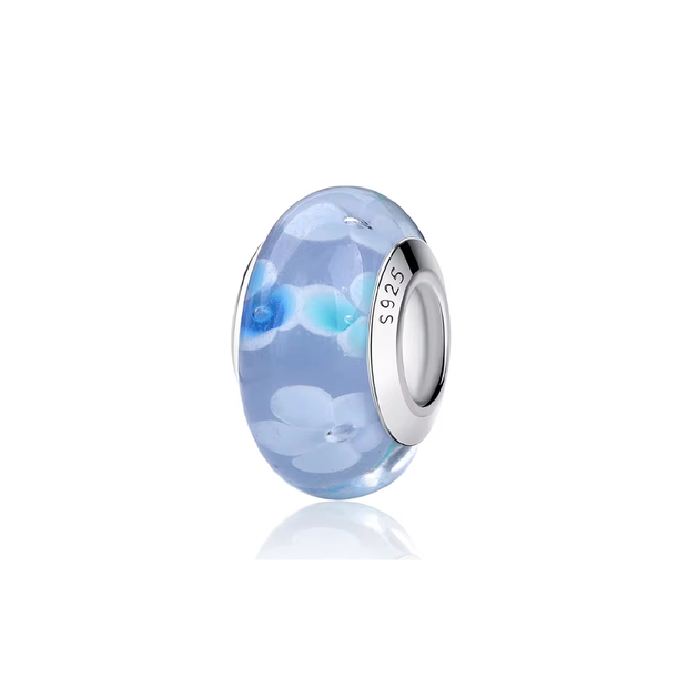Blue Floral Spacer