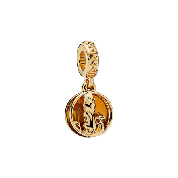 Mufasa and Simba Disney 100 Charm