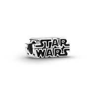 Silver Star Wars Logo Charm