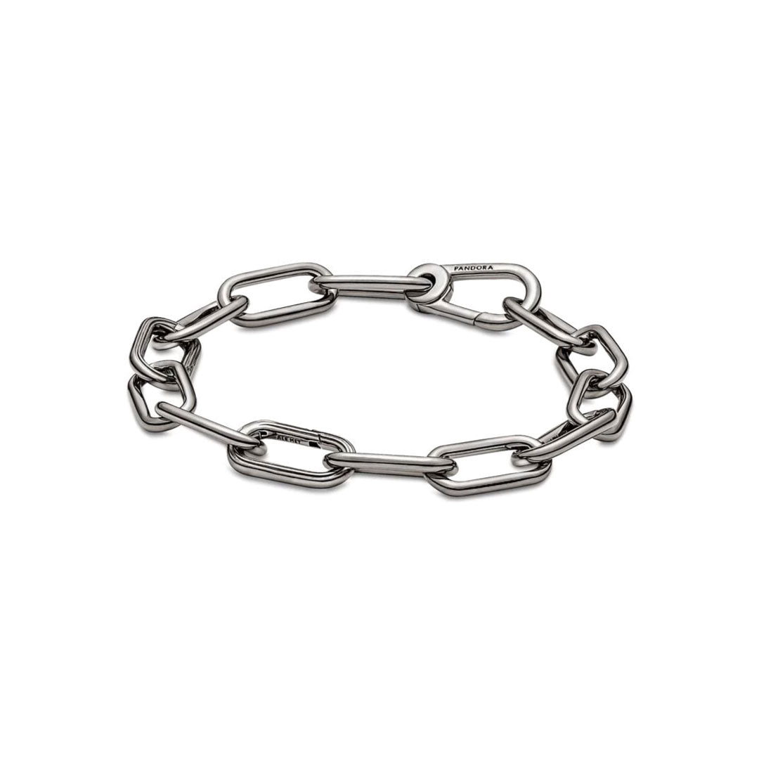 Moments Gray Link Clasp Bracelet
