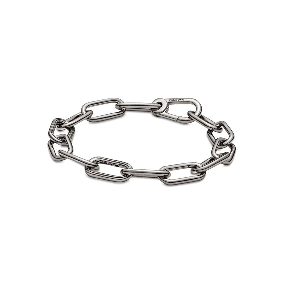 Moments Gray Link Clasp Bracelet