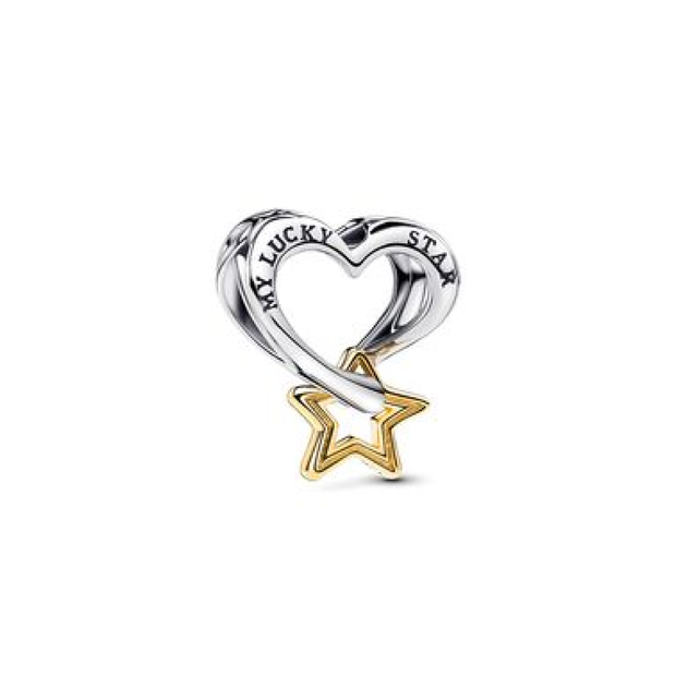 Lucky Heart Star Charm