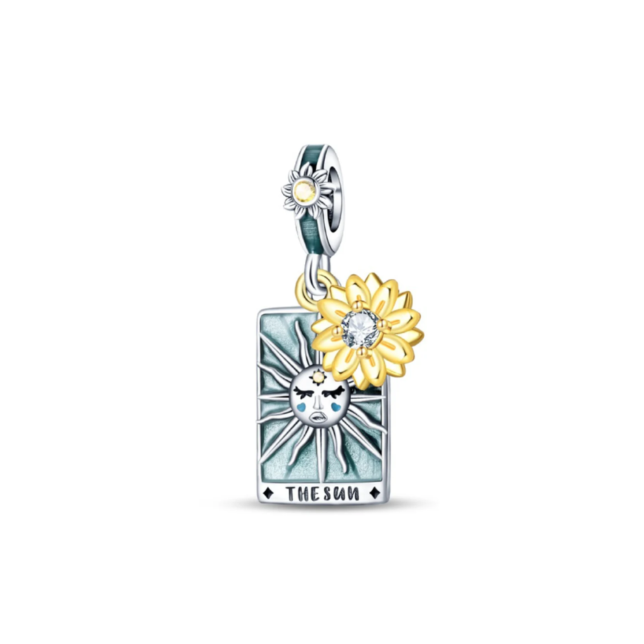 The Sun Tarot Card Charm