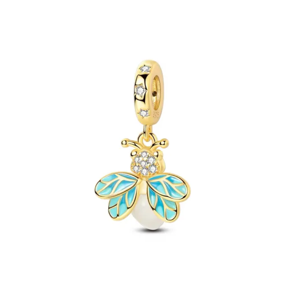 Gold Firefly Charm